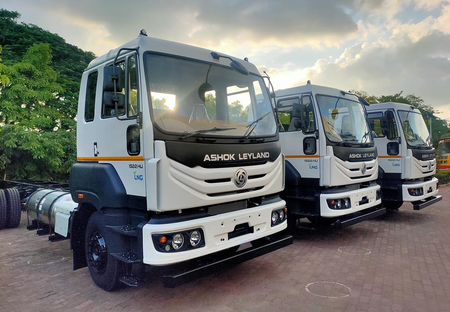 Ashok Leyland LNG truck