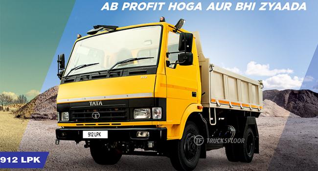 Tata LPK commercial truck on Indian highway